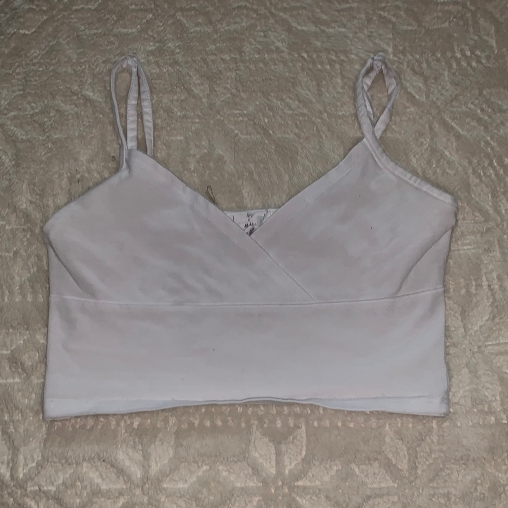 white tank top